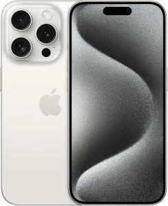 Apple iPhone 15 Pro 256GB titan weiß
