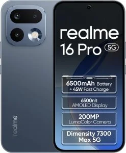 Realme 16 Pro 5G 8/ 256GB [Dual-Sim] grau