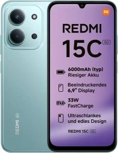 Xiaomi Redmi 15C 5G 4/ 256GB [Dual-Sim] mint green